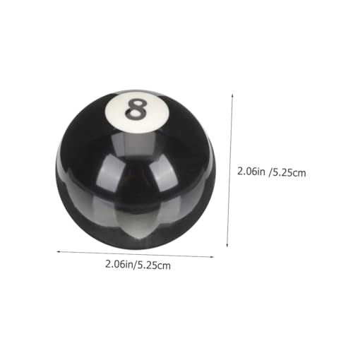 Résine de billard portable et bille noire Hemobllo haute résistance