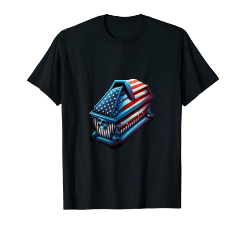 Memorial Day Fallen Veteran Military Ataúd USA American Camiseta