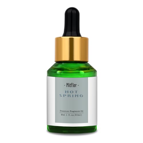 Image of MitFlor Hot Spring Fragrance Oil, Single Scented Oil, Large Size Premium Grade Fragrance Oil for Soap & Candle Making, Aromatherapy Essential Oil, Clean & Earthy Scent for Home Fragrance, 30 ml