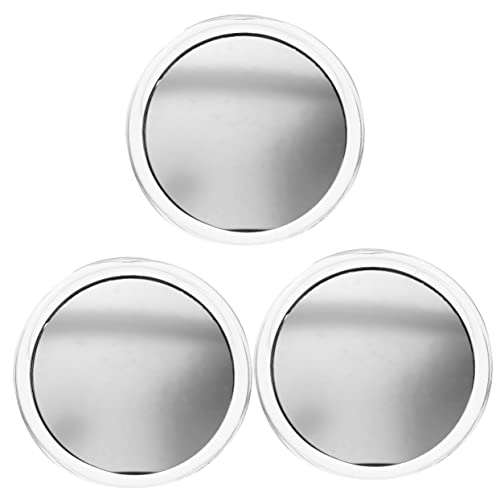 Miroir de voyage 20x avec ventouse et cadre plastique FRCOLOR lot de 3
