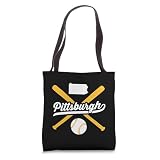 Pittsburgh Baseball Vintage Pennsylvania State Love City Drk Tote Bag
