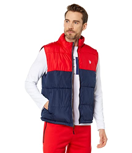 Image of U.S. POLO ASSN. Color-Block Puffer Vest