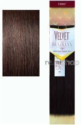 Outre Remy Human Hair Weave Velvet Brazilian Yaki (18", 2)