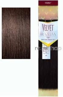 Outre Remy Human Hair Weave Velvet Brazilian Yaki (18", 2)