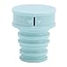 LUCKDANO Portable Bottle Shower Spray Head - Water Sprayer Attachment with 4 Rubber Rings for Camping and Hand Washing - Mint Green (Green)