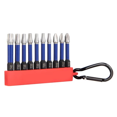 HPHOPE Impact Torx Bit Set 10PCS (T15-T40, PH2, PZ2), S2 Steel, Magnetic by HPHOPE - Used condition - Image 7