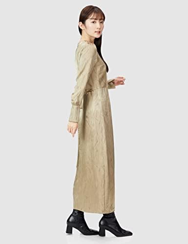 Amazon.co.jp: [フレイ アイディー] ジャガードサテンワンピース