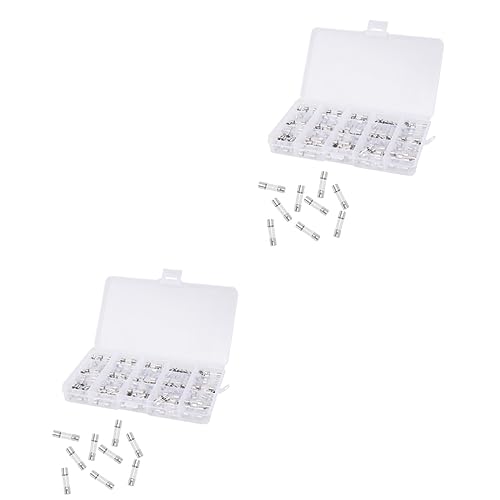 Gadpiparty 300 Peças fusíveis de tubo de vidro fusível para carro fusíveis automotivos fusíveis de v