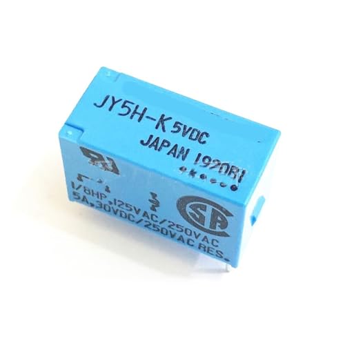 Relé JY5H-K DC5V evita sobrecargas y sustituye interruptores quemados de 5A 4PIN