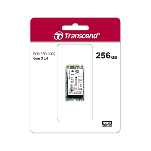 Image of Transcend 256GB | PCIe M.2 SSD 400S | 42mm | MTE400S | 3D NAND Flash | NVMe PCIe Gen3 x4 | up to 2,000 /1,000 MB /s | 100 TBW | 5 Yrs Warranty | TS256GMTE400S