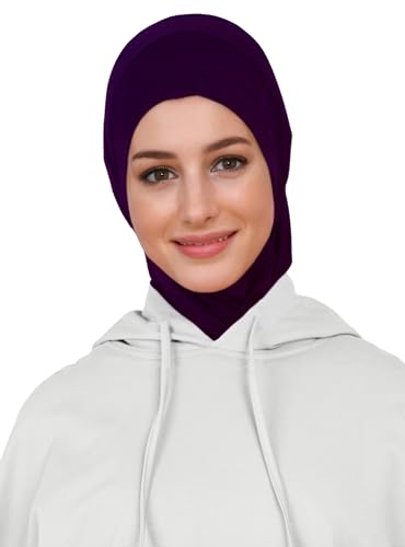 Lina & Lily Modal Jersey Muslim Amira Instant Hijab Scarf One Piece Ready-To-Wear3