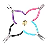 【DESIGN DELLA MANIGLIA IN GOMMA】 Pinze dal design ergonomico. Facile da usare e comodo da tenere. Diversi manici colorati facilitano la distinzione e l'utilizzo.
