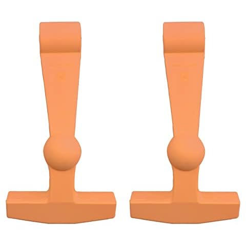 EWONICE 2Pack Replacement Cooler Lid Latches Compatible with Yeti, RTIC, Other Related Coolers, Improved Cooler Latches More Durable, Larger, Ergonomically (Orange) Cover