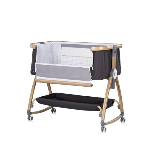 Lit bébé cododo confortable pour des nuits douces en gris anthracite - 8