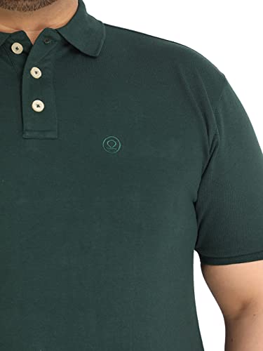 Image of CHKOKKO Men's Pluse Size Polo Cotton Regular Fit Half Sleeves T-Shirt
