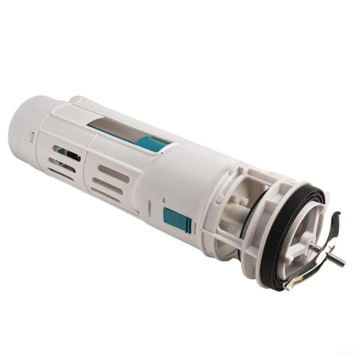 Honseadek Réservoir de chasse d'eau blanc à double bouton poussoir avec hauteur réglable, mécanisme d'économie d'eau pour chasse complète ou moitié, réservoir de toilette en plastique ABS (vanne de