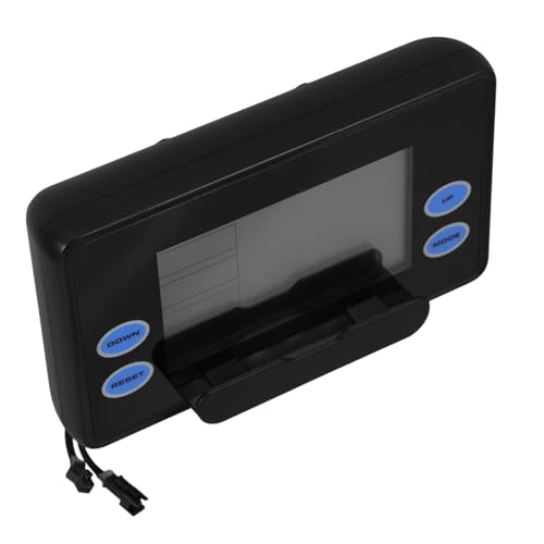 YARNOW Rowing Machine Accessories Home Fitness Black Speed Tracker Digital LCD Display Rowing Exercise Monitor Counter for Bike Machine Resistance Workout