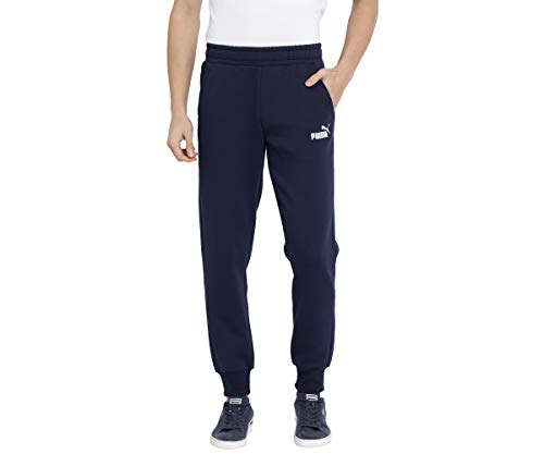 Image of Puma Men's Sweat Pants Fleece Essentials Man Sport Trousers, Blu, L