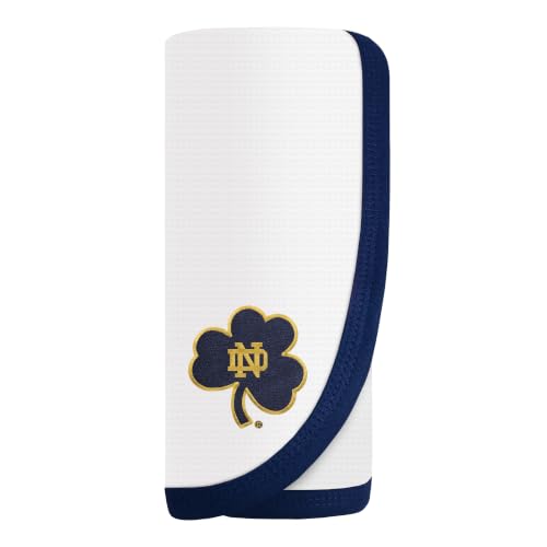 Creative Knitwear University of Notre Dame Shamrock Thermal Swaddling Blanket