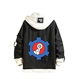 ISaikoy Anime SK8 the Infinity Denim Jacket Reki Long Sleeve Jeans Sweatshirt Sweater Hoodie