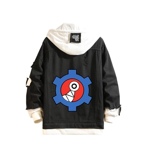 ISaikoy Anime SK8 the Infinity Denim Jacket Reki Long Sleeve Jeans Sweatshirt Sweater Hoodie