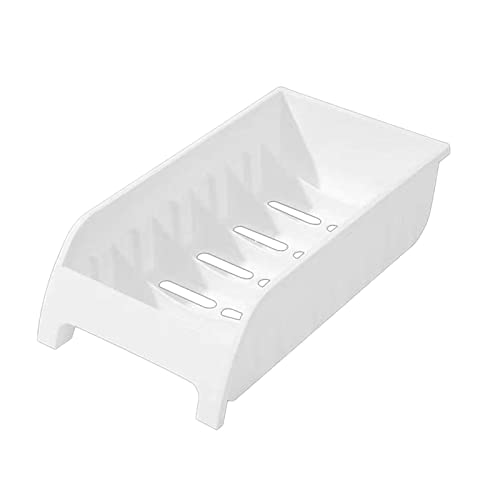WOHPNLE Dish Storage Rack Plastic Dish Drying Racks Japanese Bowl Drainer Organizer Utensil Storage for Kitchen (Flat)