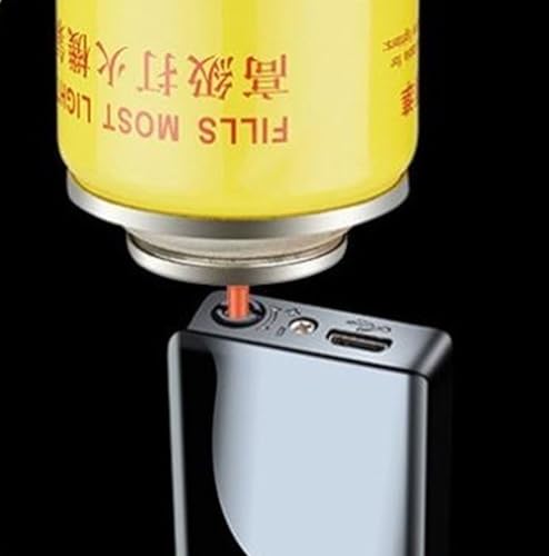 Encendedor de soplete con interruptor táctil y llama ajustable miniatura 6