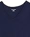 Amazon Essentials Women's Relaxed-Fit Short-Sleeve V-Neck Tunic (Available in Plus Size), Navy, XX-Large
