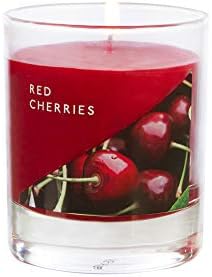 WAX LYRICAL Small Wax Fill Candle Red Cherries. Burn Time Approx 35 Hours Jar