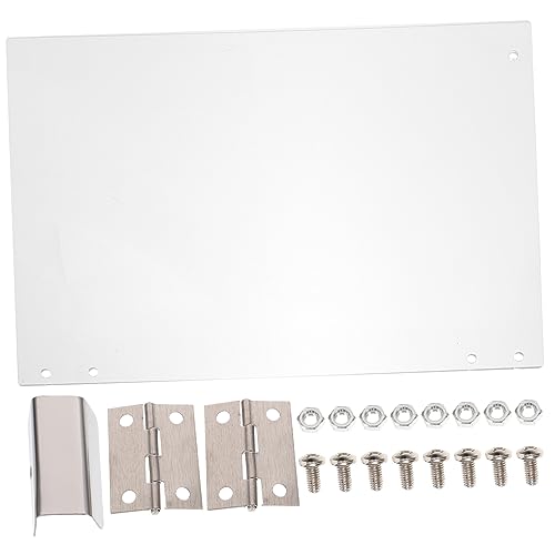 Cabilock Popcorn Machine Replacement Door Panel Clear Thicken Baffle for Household Kitchen Devices Easy to Clean and Reusable Fits Standard Popcorn Makers