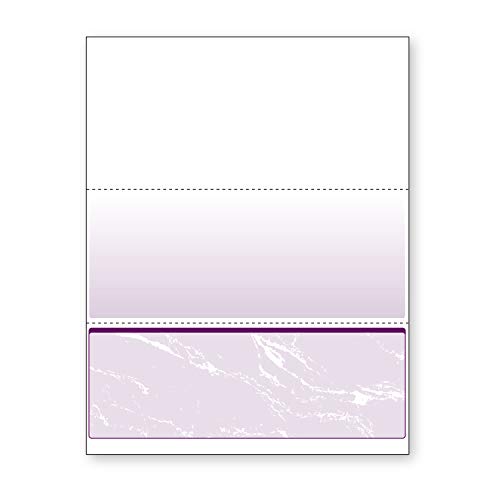 DocuGard Purple Marble Bottom Check Paper, 11 Security Features