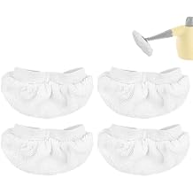 4 Pack Universal Steam Cleaner Pad for Handheld Steam Cleaner - Microfiber Steam Mop Pads for Bissell Steam Shot, for Comforday, for PurSteam, for Wagner Spraytech Washable Steam Cloth Accessories