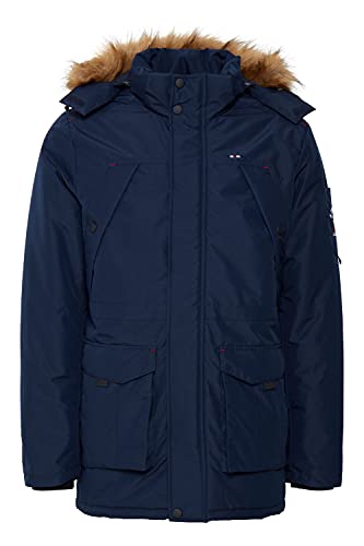 FQ1924 Aegir Herren Winterparka Parka Winterjacke mit Stehkragen, Größe:L, Farbe:Navy Blazer (193923)
