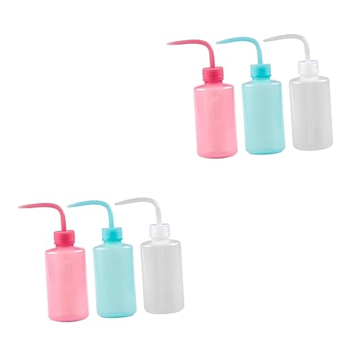 2 Juegos Botella De Codo Botella De Riego Botella De Agua De Pestañas Peine Botella Flexible Travel Bottles Botella Pulverizador Botella De Spray Botella Abs 3 Piezas * 2 PATKAW