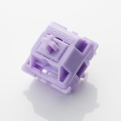Image of MELETRIX WS POM Purple Linear Mechanical Keyboard Switch (35Pcs) - 5 Pin Pre-lubed 22mm Dual-Stage Spring Switches with Full POM Material, Compatible with MX Keycaps for Gaming Keyboard