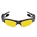 Produktbild Tragbare Sonnenbrille Wireless Bluetooth Kopfhörer, Creamon Tragbare Sonnenbrille Wireless Bluetooth Kopfhörer Outdoor Sport Brillen Headset mit Mikrofon gelb