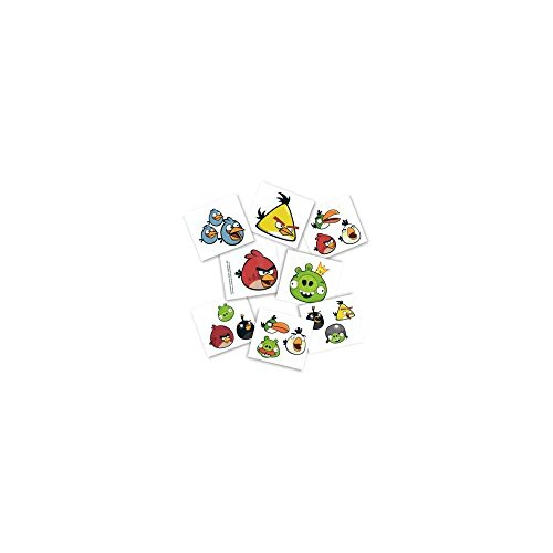Angry Birds Tattoos 16ct