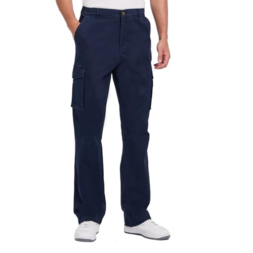 Extra Length Utility Work Pants For Tall Men Navy