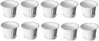 See full amazon price history chart for MorningVale Jasmine Garden Planters for Plants, Flower Pots for Home Garden (10inch,Set of 10 with Tray, White) MorningVale Jasmine Garden Planters for Plants, Flower Pots for Home Garden (10inch,Set of 10 with Tray, White) (B08XJZRJ8J) Amazon Price History, Amazon Price Tracker
