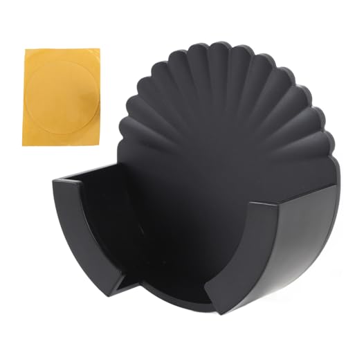 Portafiltro de café para montaje en pared, plástico ABS, soporte de pared para portafiltro de café de 58 mm y 51 mm, color negro