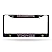 Rico Industries Minnesota Vikings Authentic Metal Black License Plate Frame Auto Truck Car