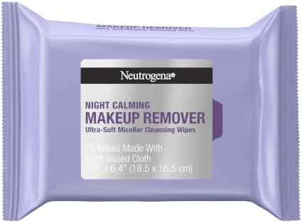 Neutrogena Night Calming Makeup Remover Wipes, 25 ct