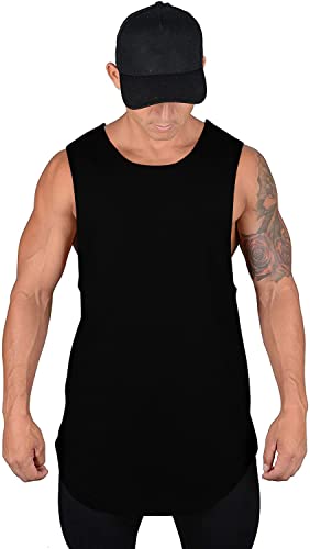 Image of THE BLAZZE 0060 Men's Sleeveless T-Shirt Vest Tank Tops Muscle Tee Gym Bodybuilding Vests Fitness Workout Train Stringers