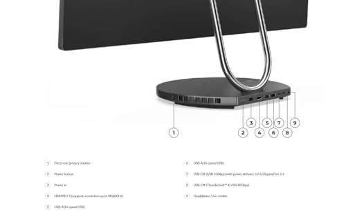Image of Lenovo Yoga AIO 32i All-in-One with Intel Core Ultra 7 256V Processor, Copilot+ 31.5 inch 3840 x 2160 UHD Non-Touch Display, 16GB LPDDR5X-8533MT RAM, 1TB of SSD, Arc 140V GPU Graphics, and Win 11Home