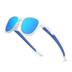 Bright White/Blue Frame - Blue Revo Lens
