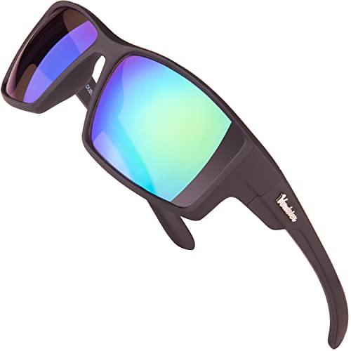 Verdster Gafas de Sol Deportivas para Mujer No Polarizadas Gafas de Sol para Hombre - Ideal para Conducir Ciclismo Ejercicios Dublin Azul Cover