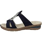 ara pantolette bali Obermaterial: Textil ARA Damen Hawaii Hausschuh, BLAU, 39 EU