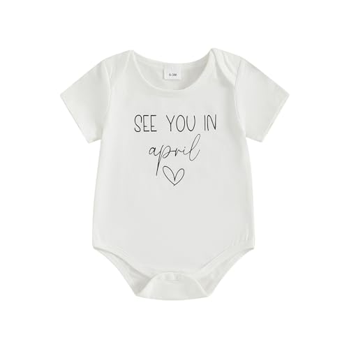 Image of woshilaocai Baby Announcement Bodysuit Pregnancy Reveal for Family | Pregnancy Reveal Ideas&New Baby Surprise for Grandparents, Husband, Aunt, Uncle, Gender Natural Romper, Funny Announcement