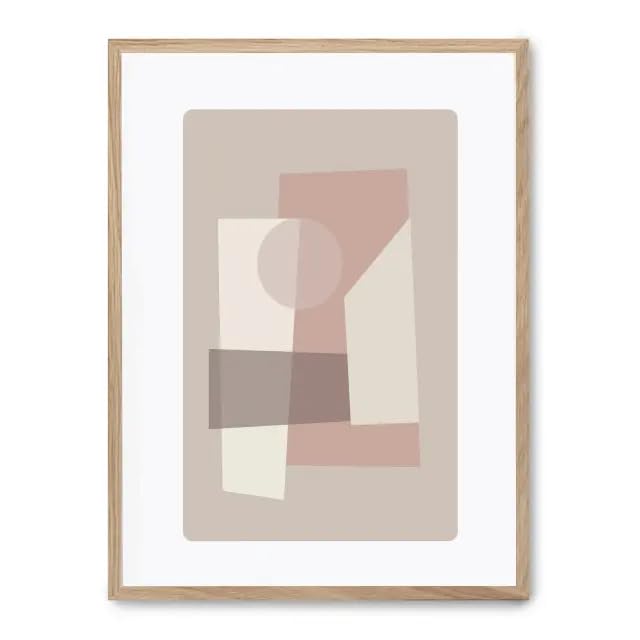 Cuadro abstract forms FASE5 tableau abstrait géométrique grand format
