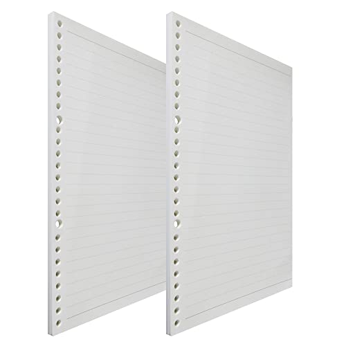 パンダファミリー リフィル B5 26穴 ルーズリーフ システム手帳用 システムノート用 ビジネス手帳用 書きやすい 上質紙 横罫 9mm間隔 罫線 120枚